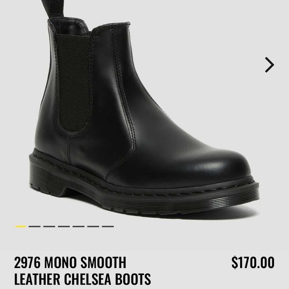 2976 mono smooth leather chelsea boots
